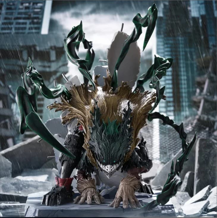 MY HERO ACADEMIA ORIGINAL ART EXHIBITION - BLACK DEKU FIGURE HORIKOSHI KOHEI LIMITED EDITION