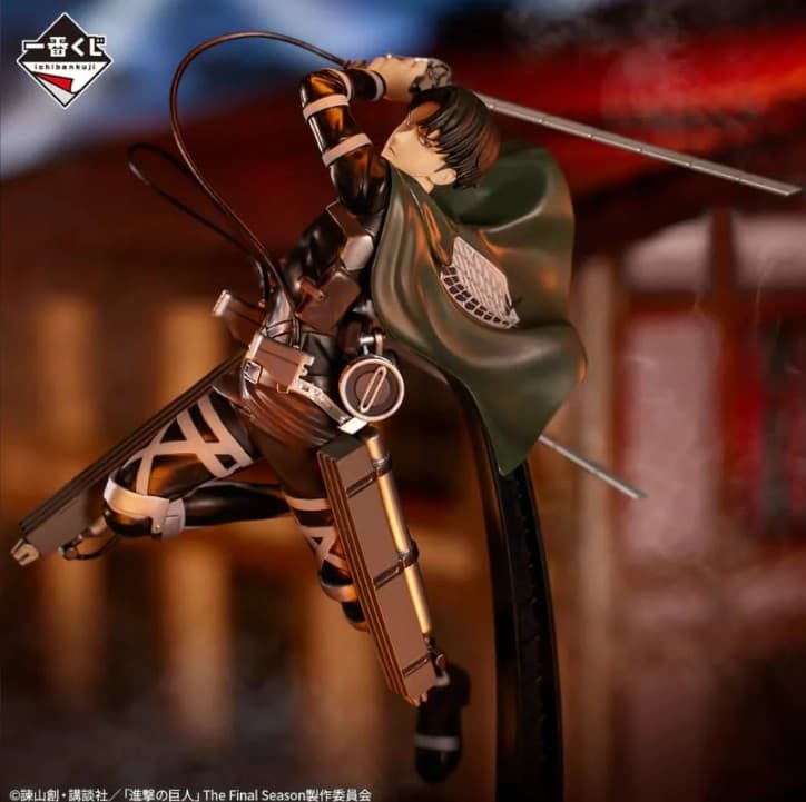 ATTACK ON TITAN FIGURE ICHIBAN KUJI - IN SEARCH OF FREEDOM - PRIZE C - LEVI ACKERMAN
